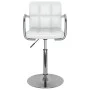 Drehbare Esszimmerstühle, 2 Stück, weißes Kunstleder. von , Essstühle - Ref: Foro24-334573, Preis: 126,22 €, Rabatt: %