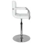Drehbare Esszimmerstühle, 2 Stück, weißes Kunstleder. von , Essstühle - Ref: Foro24-334573, Preis: 126,22 €, Rabatt: %