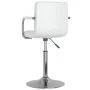 Swivel dining chairs, 2 units, white synthetic leather by , dining chairs - Ref: Foro24-334573, Price: 126,22 €, Discount: %