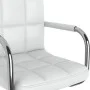 Drehbare Esszimmerstühle, 2 Stück, weißes Kunstleder. von , Essstühle - Ref: Foro24-334573, Preis: 126,22 €, Rabatt: %