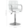 Drehbare Esszimmerstühle, 2 Stück, weißes Kunstleder. von , Essstühle - Ref: Foro24-334573, Preis: 126,22 €, Rabatt: %