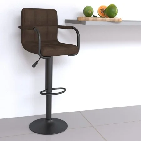 Taburete de cocina de tela marrón de , Taburetes de cocina - Ref: Foro24-334628, Precio: 77,51 €, Descuento: %