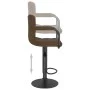 Taburete de cocina de tela marrón de , Taburetes de cocina - Ref: Foro24-334628, Precio: 77,51 €, Descuento: %