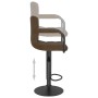 Taburete de cocina de tela marrón de , Taburetes de cocina - Ref: Foro24-334628, Precio: 83,54 €, Descuento: %