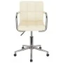 Silla de oficina giratoria de tela color crema de , Sillas de oficina - Ref: Foro24-334793, Precio: 104,57 €, Descuento: %