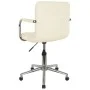 Cream-colored fabric swivel office chair by , Office chairs - Ref: Foro24-334793, Price: 104,57 €, Discount: %