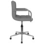 Drehbarer Bürostuhl aus hellem grauem Stoff von , Bürostühle - Ref: Foro24-334791, Preis: 102,64 €, Rabatt: %
