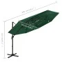 Sombrilla de 4 niveles con poste de aluminio verde 3x3 m de vidaXL, Sombrillas - Ref: Foro24-313829, Precio: 192,83 €, Descue...