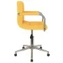Mustard yellow fabric swivel office chair by , Office chairs - Ref: Foro24-334798, Price: 111,84 €, Discount: %
