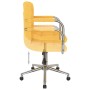Drehbarer Bürostuhl aus senfgelbem Stoff von , Bürostühle - Ref: Foro24-334798, Preis: 114,09 €, Rabatt: %