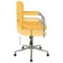 Mustard yellow fabric swivel office chair by , Office chairs - Ref: Foro24-334798, Price: 111,84 €, Discount: %