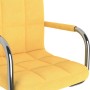 Drehbarer Bürostuhl aus senfgelbem Stoff von , Bürostühle - Ref: Foro24-334798, Preis: 114,09 €, Rabatt: %