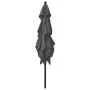 3-level parasol with anthracite gray aluminum pole 2.5x2.5 m by vidaXL, Umbrellas - Ref: Foro24-313838, Price: 77,37 €, Disco...