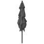 Sombrilla de 3 niveles poste aluminio gris antracita 2,5x2,5 m de vidaXL, Sombrillas - Ref: Foro24-313838, Precio: 78,14 €, D...