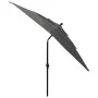 3-level parasol with anthracite gray aluminum pole 2.5x2.5 m by vidaXL, Umbrellas - Ref: Foro24-313838, Price: 77,37 €, Disco...