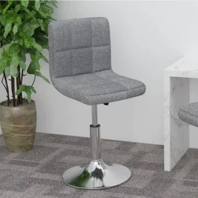 Drehbarer Küchenhocker aus hellem grauem Stoff von , Küchenhocker - Ref: Foro24-334199, Preis: 83,41 €, Rabatt: %