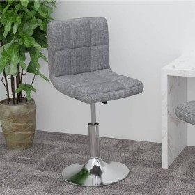 Drehbarer Küchenhocker aus hellem grauem Stoff von , Küchenhocker - Ref: Foro24-334199, Preis: 84,83 €, Rabatt: %