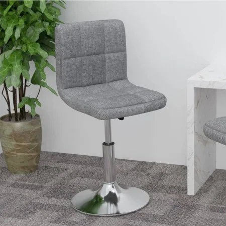 Drehbarer Küchenhocker aus hellem grauem Stoff von , Küchenhocker - Ref: Foro24-334199, Preis: 83,41 €, Rabatt: %