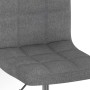 Drehbarer Küchenhocker aus hellem grauem Stoff von , Küchenhocker - Ref: Foro24-334199, Preis: 84,83 €, Rabatt: %
