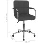 Silla de comedor giratoria tela gris oscuro de , Sillas de comedor - Ref: Foro24-3088156, Precio: 92,31 €, Descuento: %