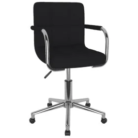 Silla de comedor giratoria tela negro by , dining chairs - Ref: Foro24-3088161, Price: 100,47 €, Discount: %