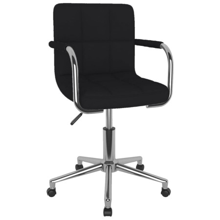 Drehbarer Esszimmerstuhl aus schwarzem Stoff von , Essstühle - Ref: Foro24-3088161, Preis: 102,26 €, Rabatt: %