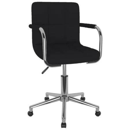 Silla de comedor giratoria tela negro by , dining chairs - Ref: Foro24-3088161, Price: 100,47 €, Discount: %