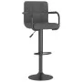 Dunkelgraues Samt-Küchenhocker von , Küchenhocker - Ref: Foro24-334649, Preis: 84,45 €, Rabatt: %