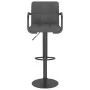 Dunkelgraues Samt-Küchenhocker von , Küchenhocker - Ref: Foro24-334649, Preis: 84,45 €, Rabatt: %
