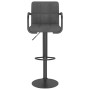 Dunkelgraues Samt-Küchenhocker von , Küchenhocker - Ref: Foro24-334649, Preis: 85,50 €, Rabatt: %