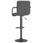Dunkelgraues Samt-Küchenhocker von , Küchenhocker - Ref: Foro24-334649, Preis: 84,45 €, Rabatt: %