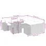 8-teiliges Gartensofa-Set mit schwarzen Polstern aus synthetischem Rattan. von , Gartensets - Ref: Foro24-3272560, Preis: 665...
