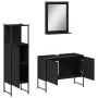 Set de muebles de baño 3 piezas madera contrachapada negro de , Muebles de baño - Ref: Foro24-3214349, Precio: 150,89 €, Desc...