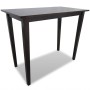 Brauner Hochtisch aus Holz von vidaXL, Küchen- und Esstische - Ref: Foro24-241703, Preis: 119,71 €, Rabatt: %