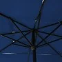 3-tier umbrella with azure blue aluminum pole 2.5x2.5 m by vidaXL, Umbrellas - Ref: Foro24-313843, Price: 75,17 €, Discount: %