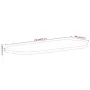 Tablero de mesa ovalado madera maciza mango rugosa 140x60x2,5cm by , Table tops - Ref: Foro24-370111, Price: 112,03 €, Discou...