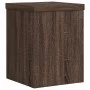 Soportes de plantas 2 uds madera marrón roble 15x15x20 cm by , Pot stands - Ref: Foro24-852894, Price: 24,74 €, Discount: %