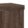 Pflanzenständer 2 Stück aus braunem Eichenholz 15x15x20 cm von , Topfständer - Ref: Foro24-852894, Preis: 24,74 €, Rabatt: %