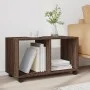 Armario con ruedas madera ingeniería marrón roble 72x33x42,5 cm by , Side tables - Ref: Foro24-853143, Price: 39,47 €, Discou...