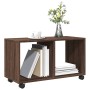 Armario con ruedas madera ingeniería marrón roble 72x33x42,5 cm von , Seitentische - Ref: Foro24-853143, Preis: 40,10 €, Raba...