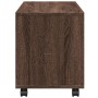 Armario con ruedas madera ingeniería marrón roble 72x33x42,5 cm von , Seitentische - Ref: Foro24-853143, Preis: 40,10 €, Raba...