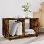 Armario con ruedas madera ingeniería roble ahumado 72x33x42,5cm by , Side tables - Ref: Foro24-853141, Price: 35,59 €, Discou...