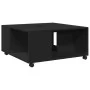 Mesa de centro madera de ingeniería negro 80x80x40 cm by , Coffee table - Ref: Foro24-853174, Price: 80,49 €, Discount: %