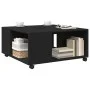 Mesa de centro madera de ingeniería negro 80x80x40 cm by , Coffee table - Ref: Foro24-853174, Price: 80,49 €, Discount: %