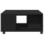 Mesa de centro madera de ingeniería negro 80x80x40 cm by , Coffee table - Ref: Foro24-853174, Price: 80,49 €, Discount: %