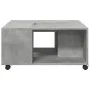 Mesa de centro madera de ingeniería gris hormigón 80x80x40 cm de , Mesas de centro - Ref: Foro24-853176, Precio: 78,19 €, Des...