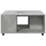 Mesa de centro madera de ingeniería gris hormigón 80x80x40 cm de , Mesas de centro - Ref: Foro24-853176, Precio: 82,10 €