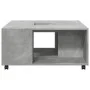 Mesa de centro madera de ingeniería gris hormigón 80x80x40 cm de , Mesas de centro - Ref: Foro24-853176, Precio: 78,19 €, Des...