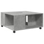 Mesa de centro madera de ingeniería gris hormigón 80x80x40 cm de , Mesas de centro - Ref: Foro24-853176, Precio: 82,10 €