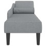 Tagesbettsofa mit Kissen aus hellem grauem Stoff. von , Tagesbetten - Ref: Foro24-4007596, Preis: 159,05 €, Rabatt: %